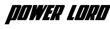 Power Lord font